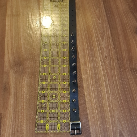 Other - Studded Black Leather Dog Collar